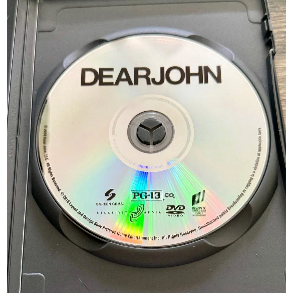 Sony Dear John DVD Romance Drama Channing Tatum Nicholas Sparks